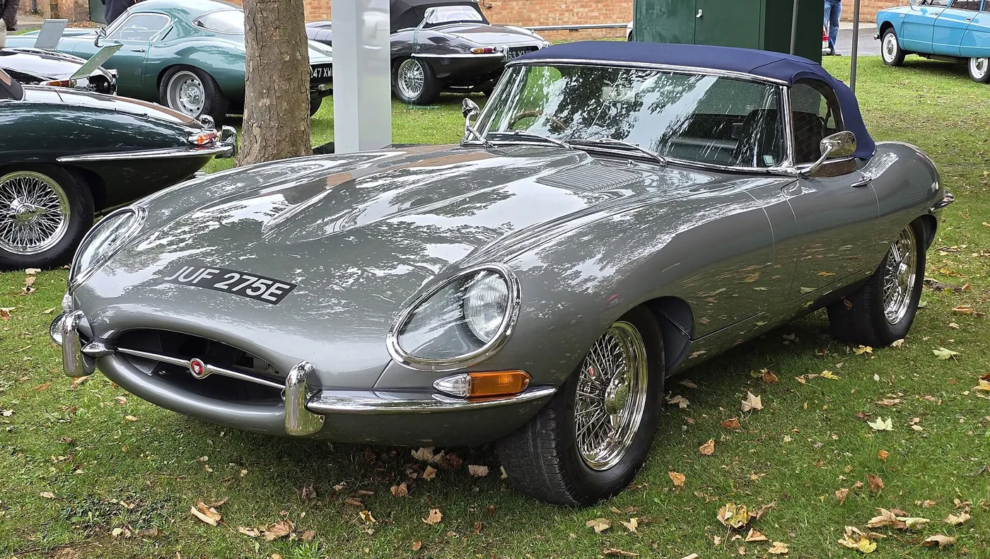 1967 Jaguar E-Type in Silver