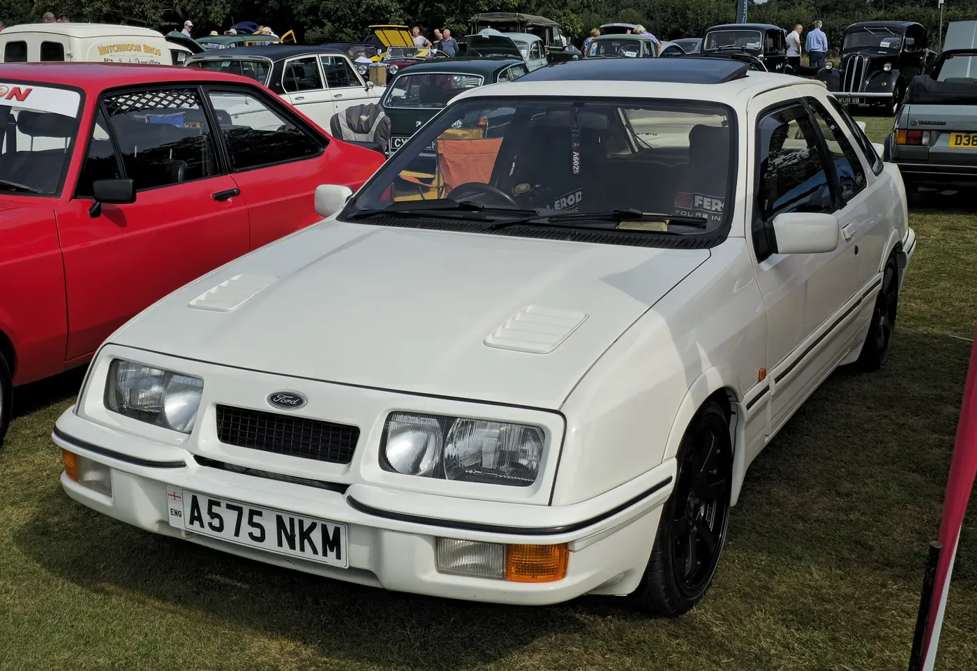 1985 Ford Sierra in Diamond white