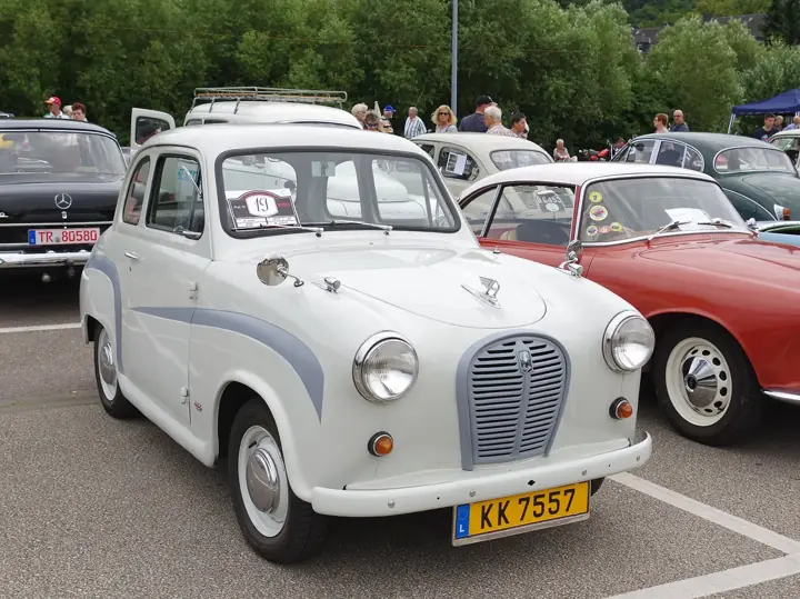 1958 Austin A35 in Old English white