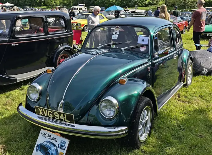1968 Volkswagen Beetle in Dark green