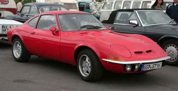 1970 Opel GT in Red