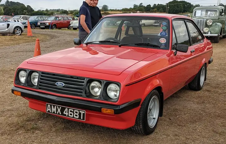1978 Ford Escort in Signal red